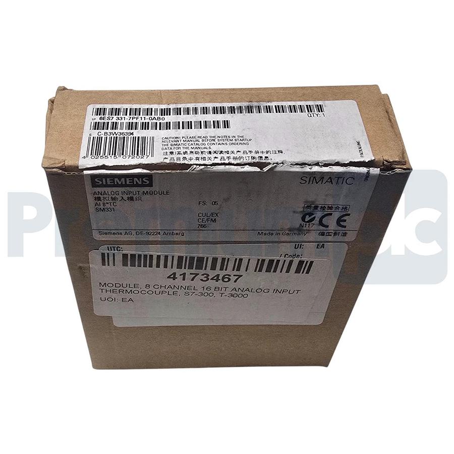 Siemens 6ES7331-7PF11-0AB0 SIMATIC S7-300 Analog Input SM331 8AI Thermocouples