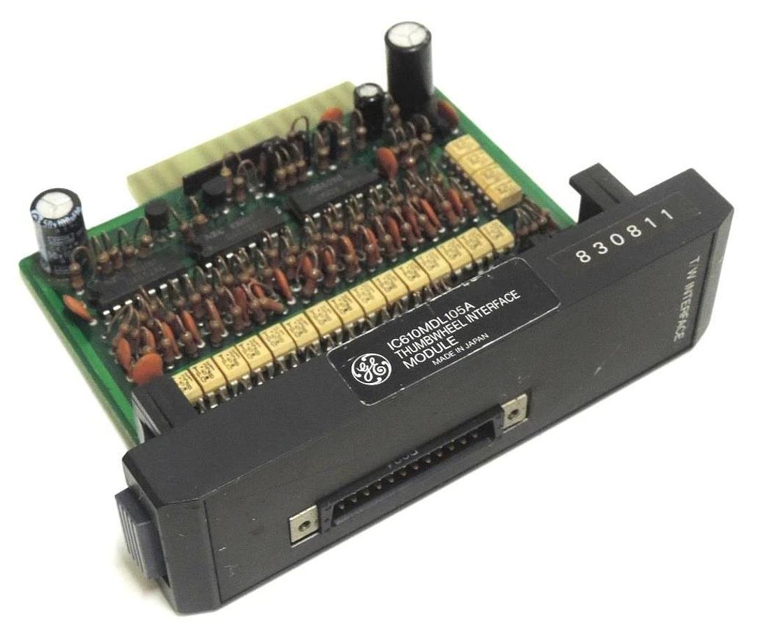 Used GE FANUC IC610MDL105A THUMBWHEEL INTERFACE MODULE
