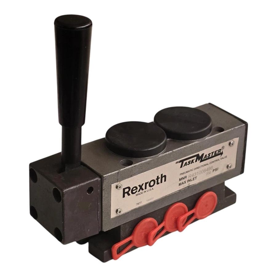 Rexroth R431008498 Taskmaster Pneumatic Directional Valve 200PSI PJ-033210-00000