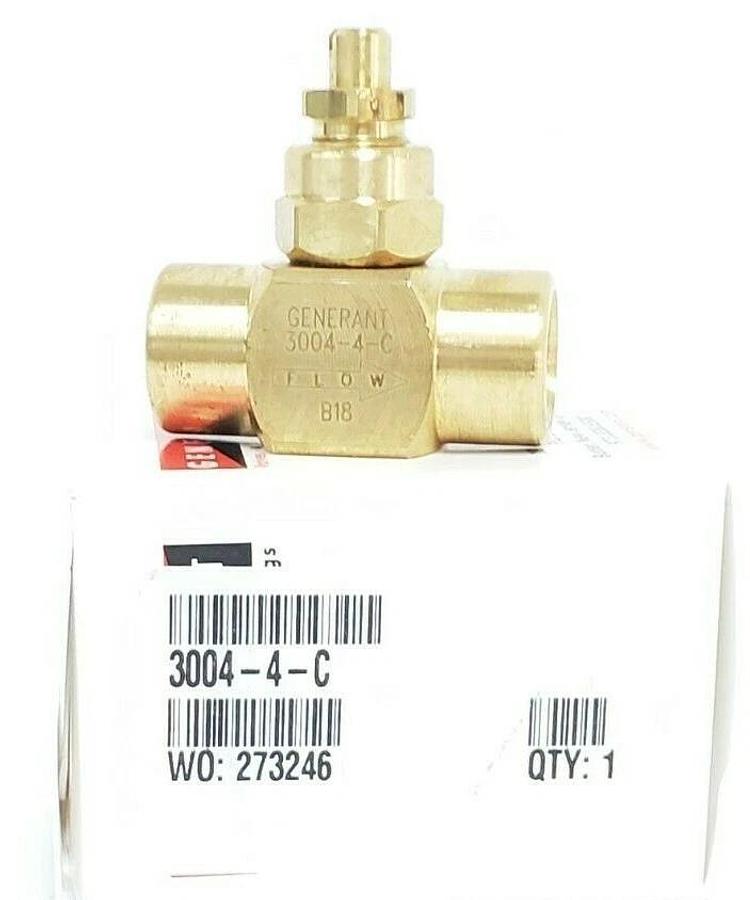 Used NIB GENERANT 3004-4-C NEEDLE VALVE 30044C