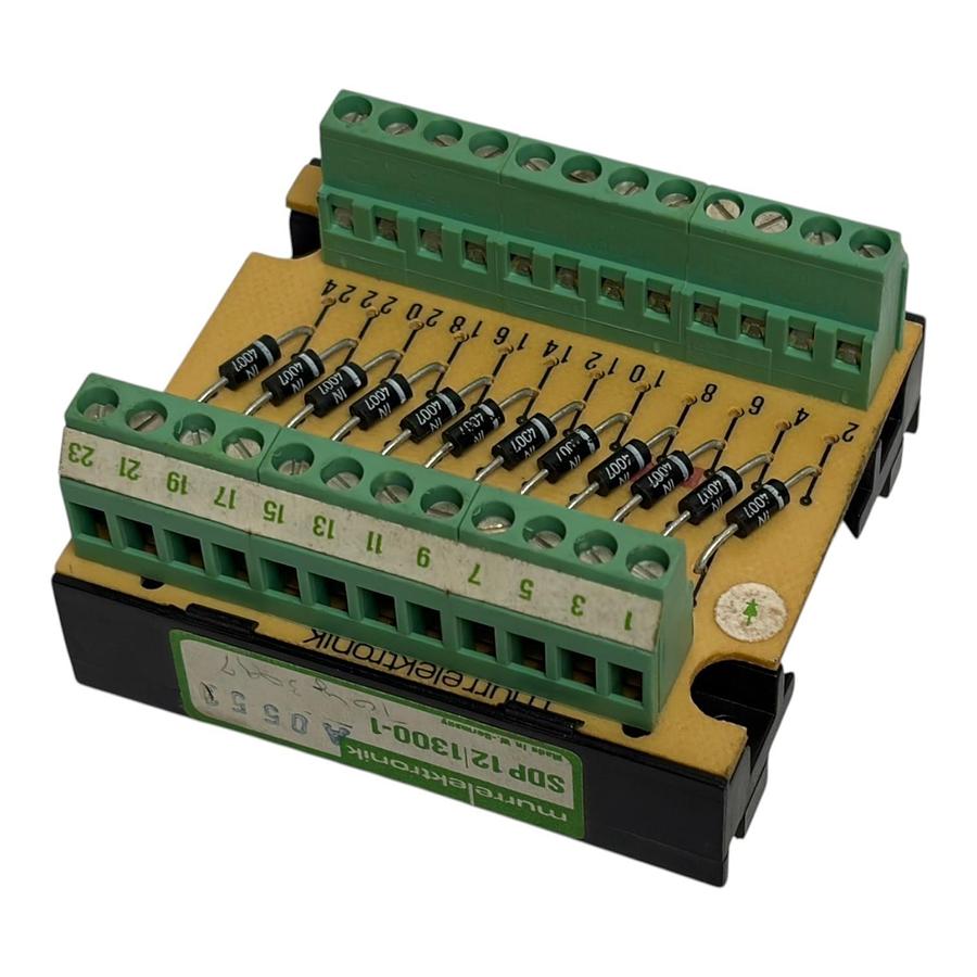 Murrelektronik SDP 12/1300-1 12-Channel Diode Module 60120 New Surplus