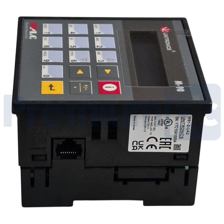 Used Unitronics M91-2-UA2 | M91 All-In-One Programmable Controller HMI w/Keypad NSMP