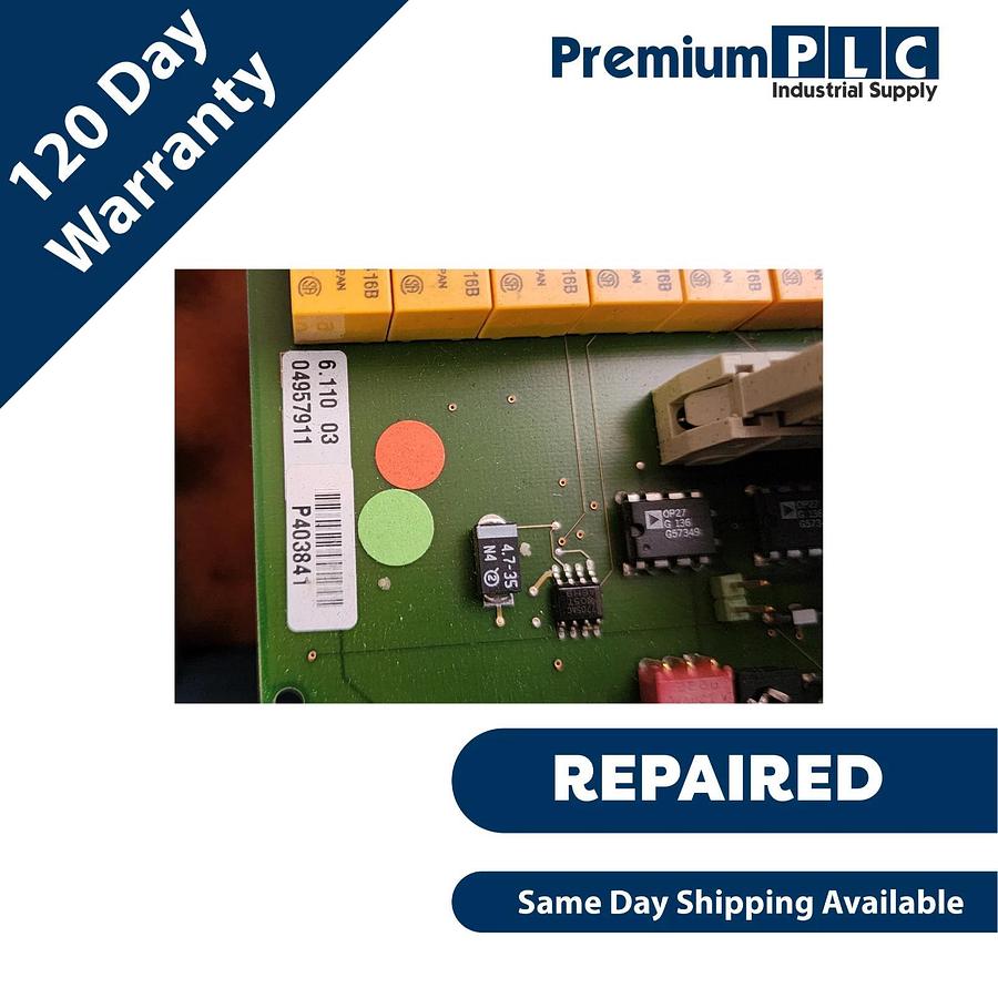 Refurbished HELL GRAVURE SYSTEMS HelioKlischograph K6 ENGRAVER CONTROL PCB X4957911 04957911