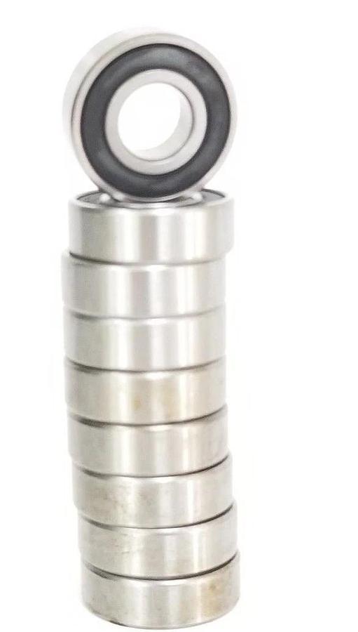 LOT OF 9 NEW GENERIC 6202RS BEARINGS
