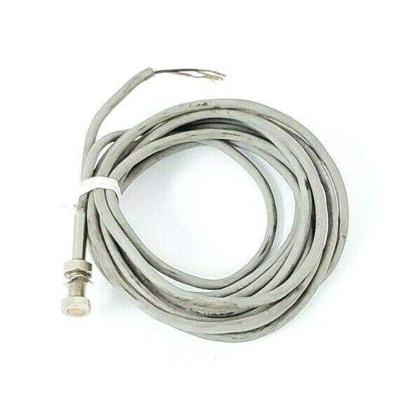 Used GENERAL ELECTRIC CR215DB05SA3NB PROXIMITY SWITCH 10-30VDC, 5MM BARREL