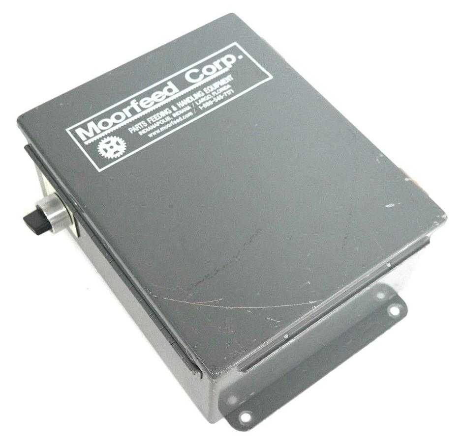 Used MOORFEED CORP. 441026 CONTROL PANEL A-1008CH ENCLOSURE