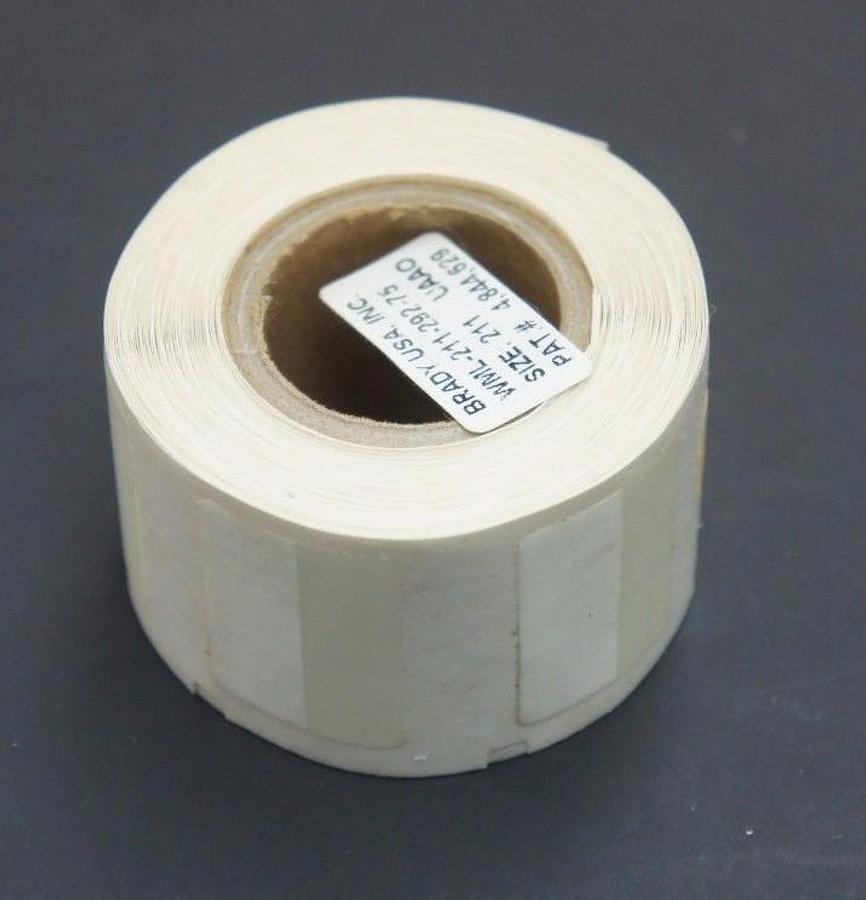 Used NIB BRADY WML-211-292-75 WIRE MARKING LABELS QTY 250, SIZE CODE 211, WML21129275