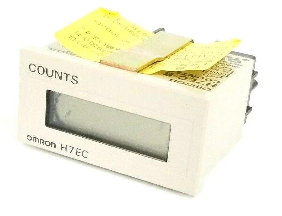 Used OMRON H7EC-B COUNTER MODULE W/ MOUNTING BRACKET H7ECB