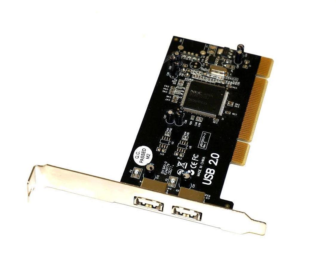 Used ADAPTEC 2217600-R PCI TO USB BOARD, AUA-2000C, REV: A 0612, 2217600R