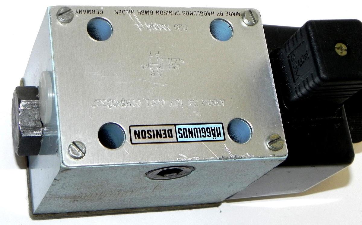 Used HAGGLUNDS DENISON A3D02-34-107-0601-00B5W01327 DIRECTIONAL VALVE HYDRAULIC
