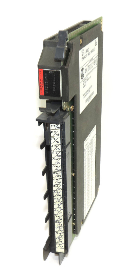 Used ALLEN BRADLEY 1771-IAD/D REV. B02 INPUT MODULE W/ 1771-WH, 1771IAD, 1771-IAD
