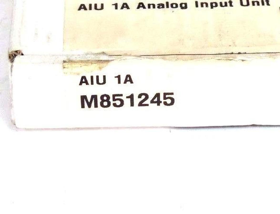 NIB VALMET AIU 1A ANALOG INPUT UNIT MODEL 08 M851245