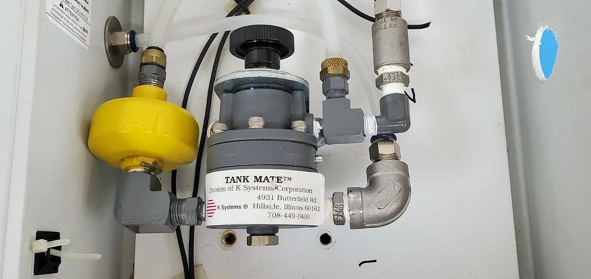 Used K SYSTEMS TANK MATE CONTROL STATION (VYNCKIER ENCLOSURE # VJ1210HWLL2)