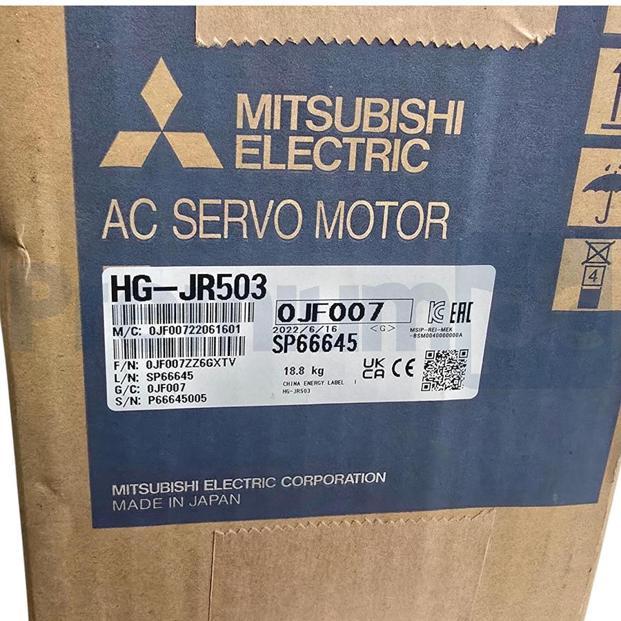 Used Mitsubishi HG-JR503 MELSERVO-J4 AC Servo Motor 5kW 200V 3000RPM HGJR503 NSMP
