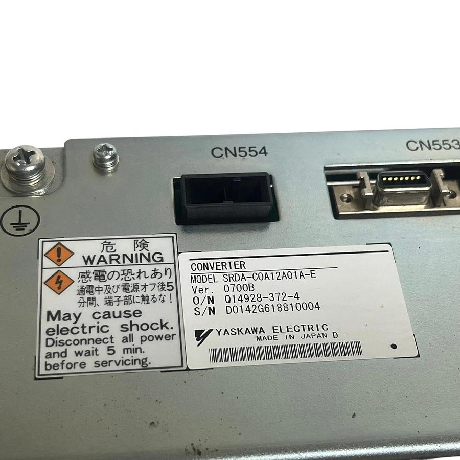 Used Yaskawa Motoman DX100 Robot Converter Module SRDA-COA12A01A-E Ver. 0700B