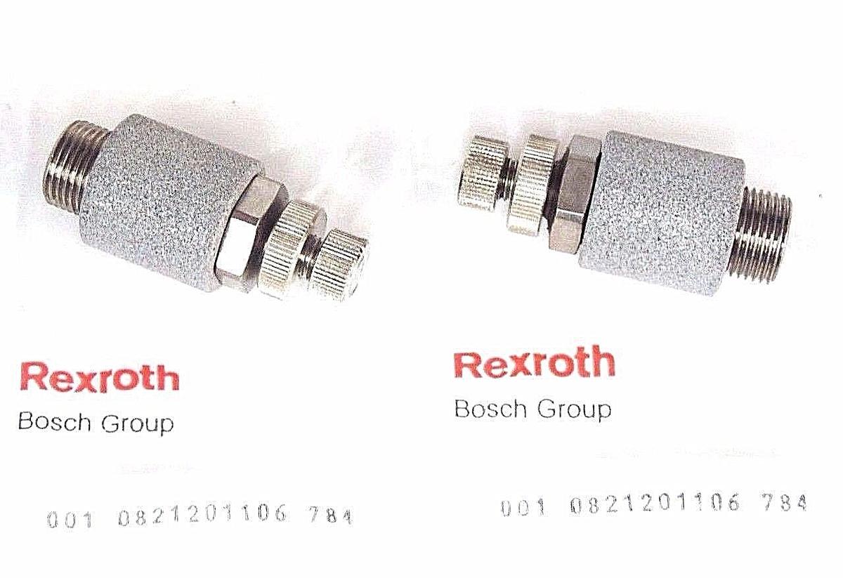 LOT OF 2 NEW REXROTH 0821201106 THROTTLE SCREW INSERTS