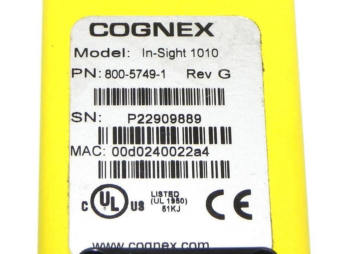 Used COGNEX 800-5715-1 IN-SIGHT DIGITAL CCD 80057151 REV. G (NO LENS)