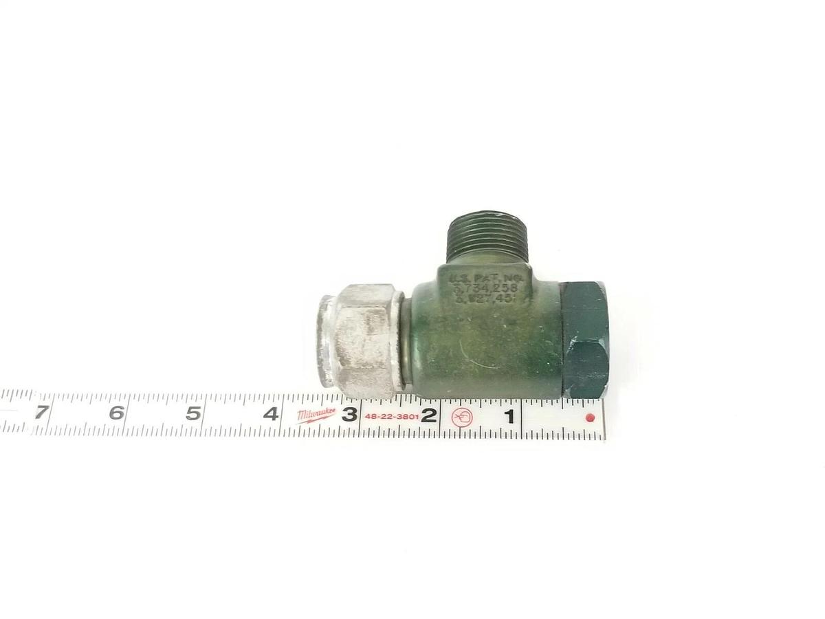 NEW EATON AIRFLEX SIZE: 3/4 QUICK RELEASE VALVE 3-734-258 3-827-451 W/ NUT