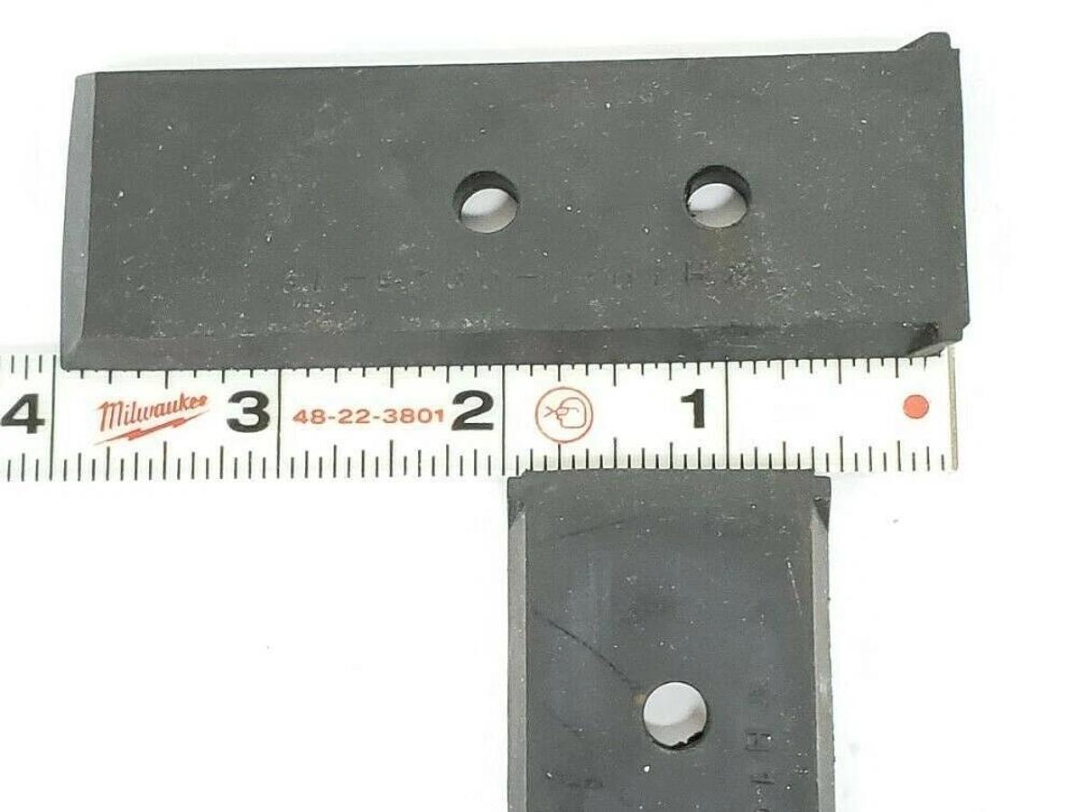 LOT OF 3 NEW OKUMA H1023-0025-19 WIPERS LU45 LOWER CLOSS-SLIDE (BACK PLATE LEFT)