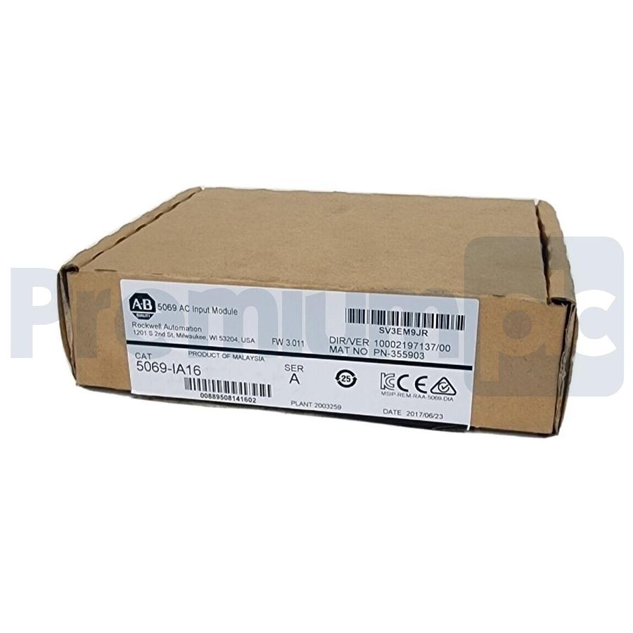 Allen Bradley 5069-IA16 /A CompactLogix 5000 I/O AC Input Module 16Pt 120V NSMP 889508141602