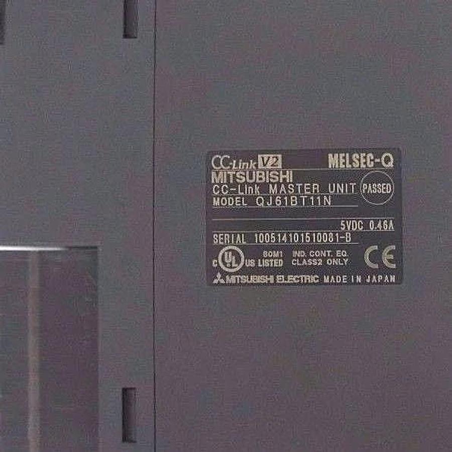 Used MITSUBISHI QJ61BT11N CC-LINK MASTER UNIT MELSEC-Q 5VDC 0.46A
