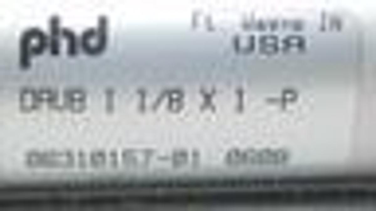 Used PHD DAVB 1 1/8 X 1-P CYLINDER DAVB118X1P, 06310157-01