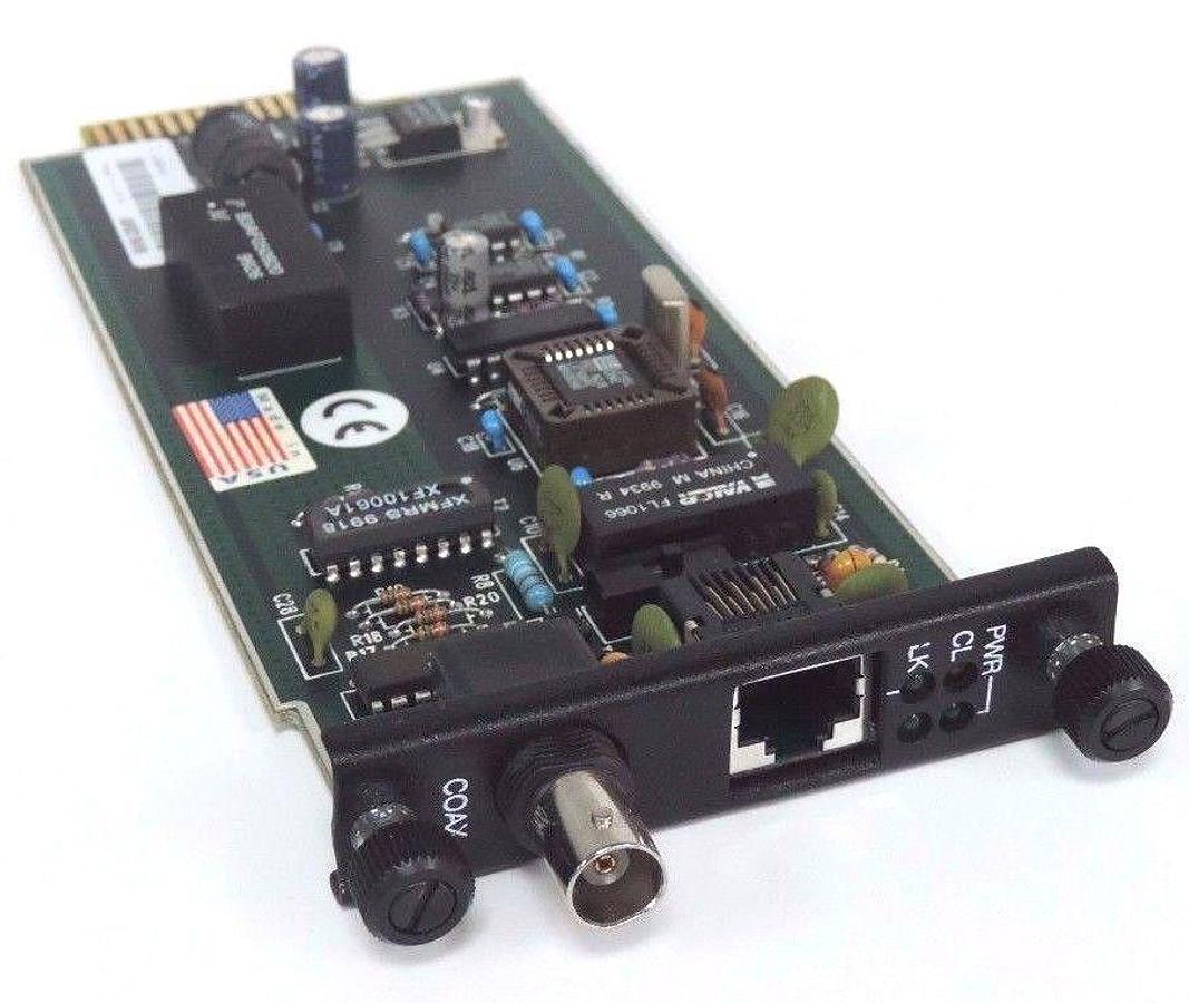 Used BLACK BOX LE6504C UTP BNC MEDIA INTERFACE CARD LE 6504C