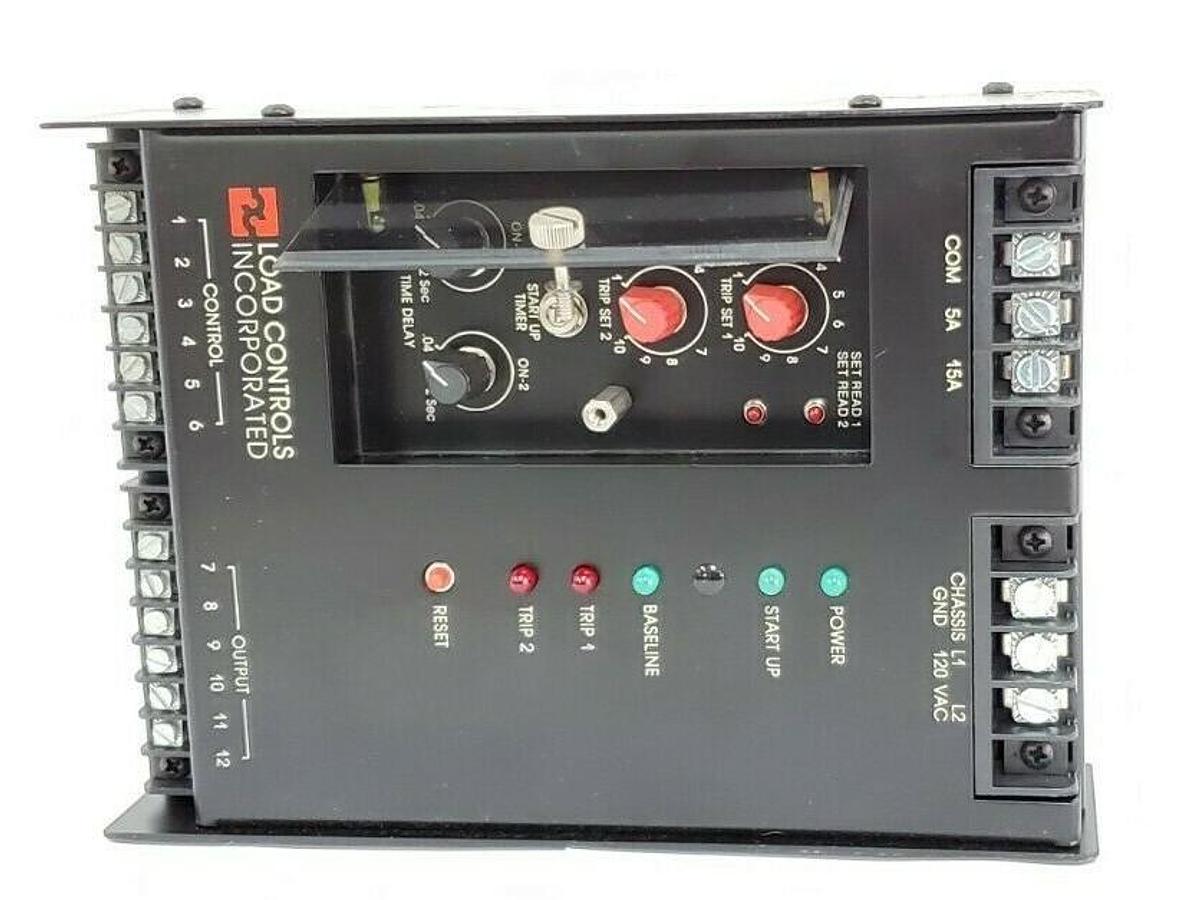 Used LOAD CONTROLS INC. PCR-1820 COMPENSATER MOTOR LOAD CONTROL PCR1820