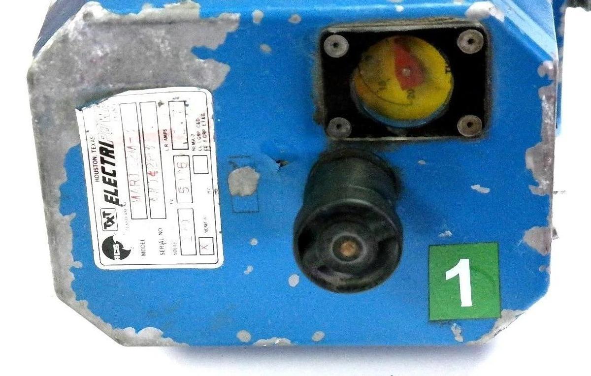 Used ELECTRIPOWR MAR122M-30 ELECTRIC ACTUATOR MOTOR MAR122M30 WITH BL01122