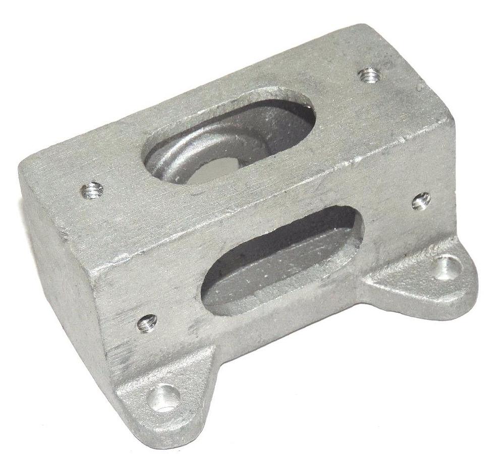 Used NEW WOODHEAD BRAD HARRISON 22806 2P CAST SAFETY PLUG RECEPTACLE ASSY W/O PLUG