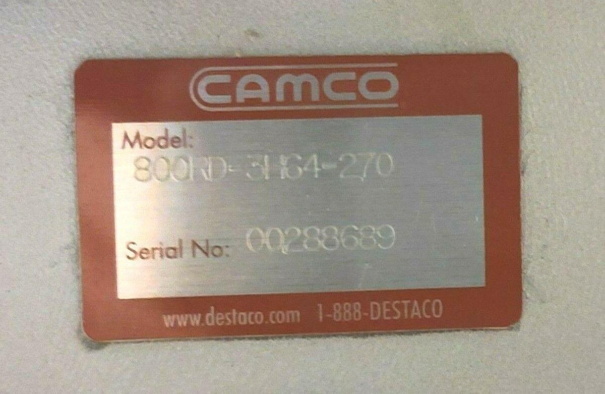 Used NEW DESTACO CAMCO 800RD3H64-270 800RD SER. ROTARY INDEX DRIVE W/ OVERLOAD CLUTCH