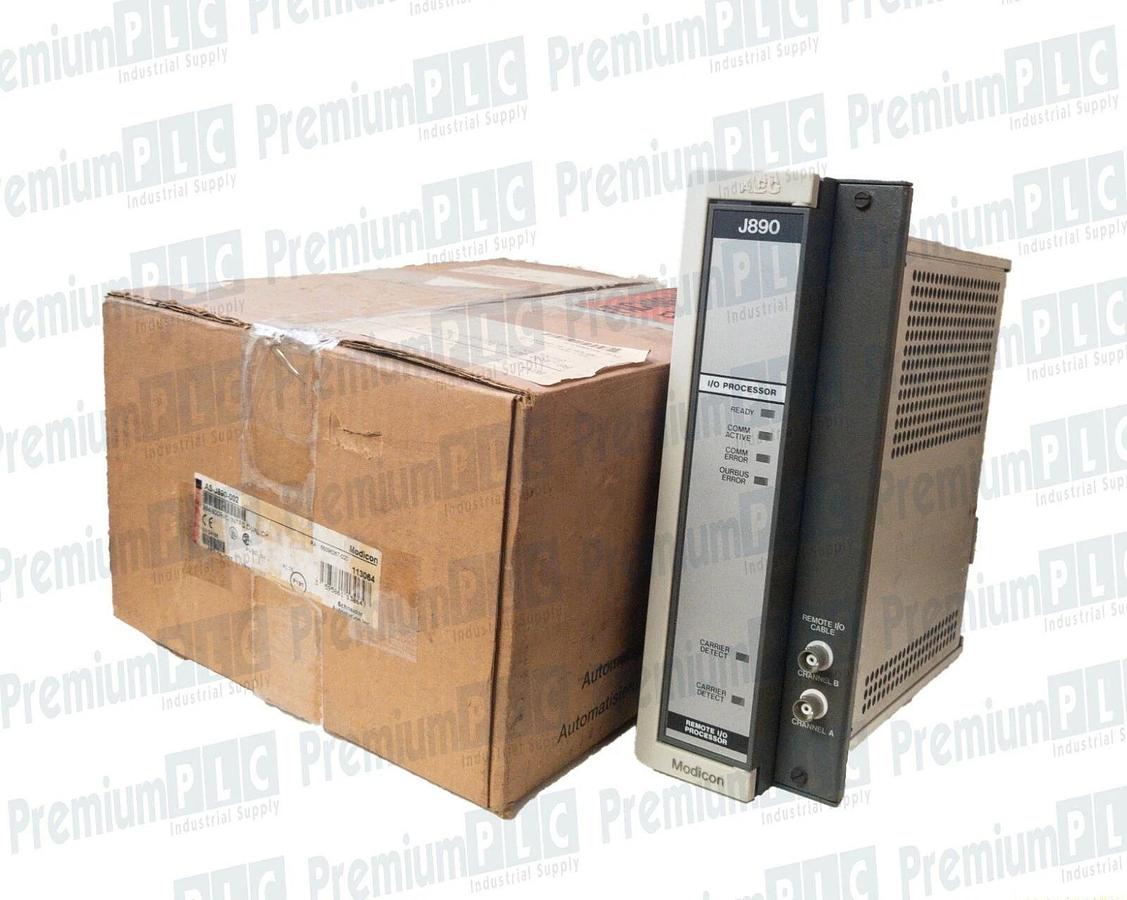 Refurbished REPAIRED MODICON AS-J890-002 984/800RI/O INTFC DUAL CH PROCESSOR W/AS-S890-020