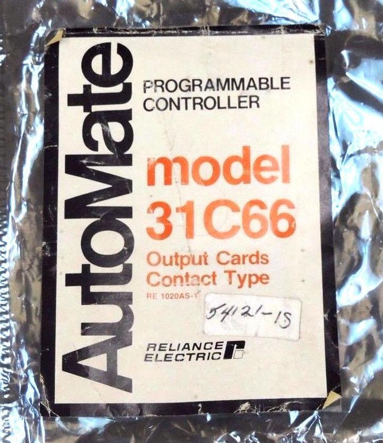 Used NEW RELIANCE ELECTRIC 0-52712-6 OUTPUT CARD 801414-26A, 0-54121-1S-762, 0527126