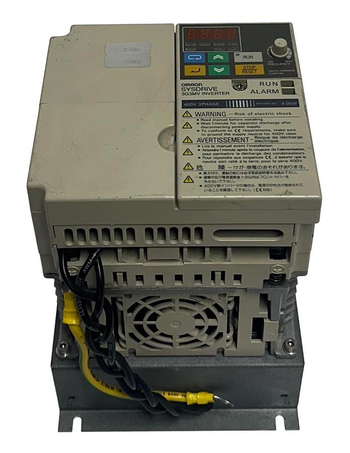 Used OMRON 3G3MV-A4040 / 3G3MVA4040 SYSDRIVE INVERTER W/ 3G3MV-PFI3020-D FILTER USNP