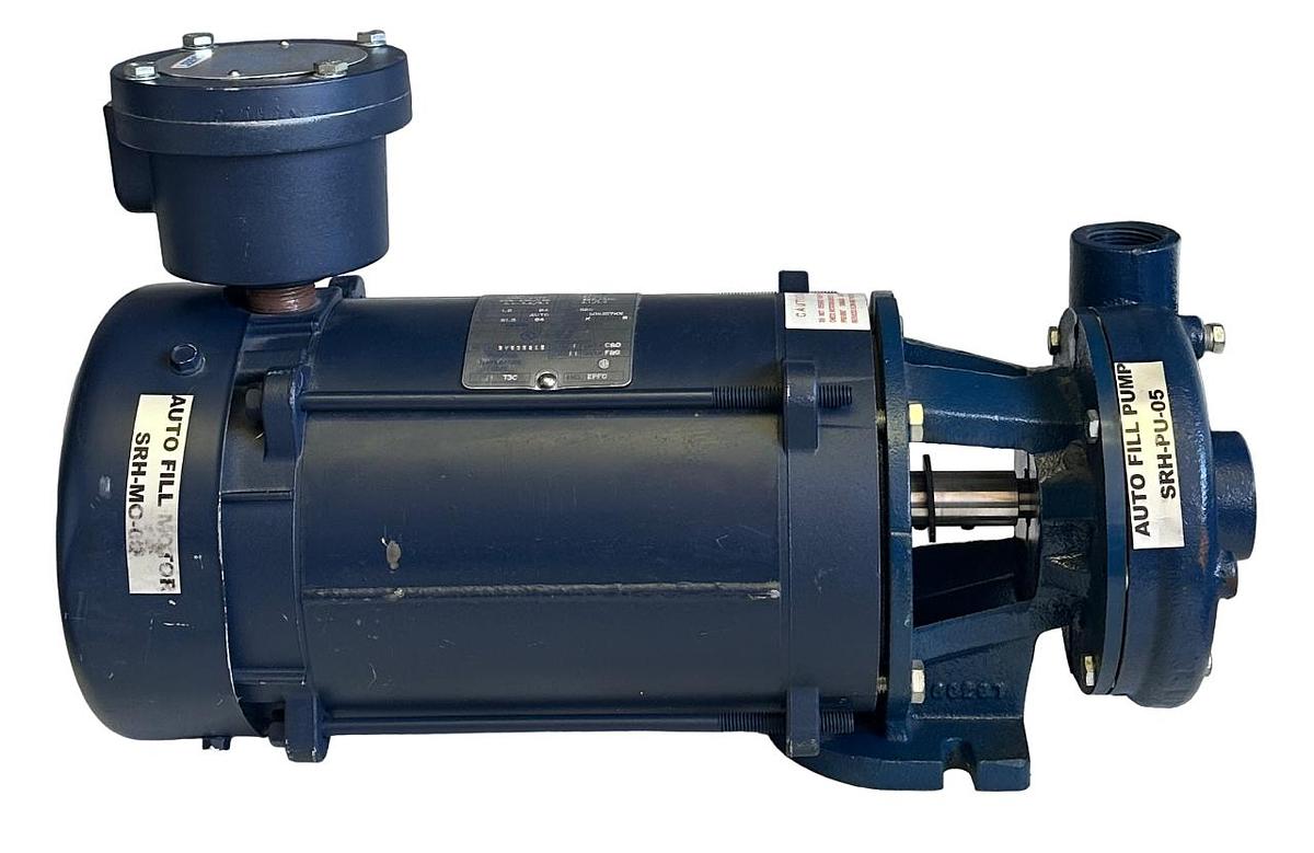 Used NEW LEESON A6T34XC25H / 111939.00 EXPLOSION PROOF MOTOR & PUMP ASSEMBLY 1.5/1HP