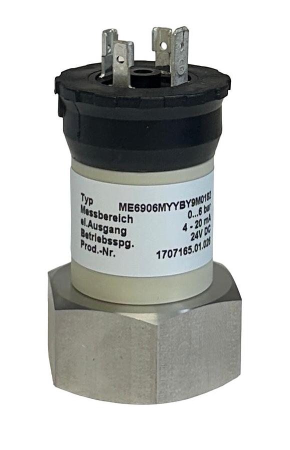 Used SCHMID ME6906MYYBY9M0182 PRESSURE TRANSMITTER 0-6BAR 4-20mA 24VDC NSNP