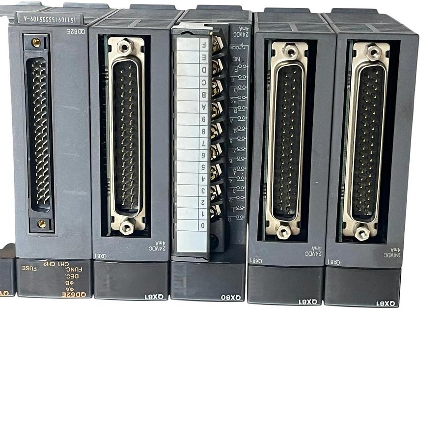 Used MITSUBISHI MELSEC-Q PLC Assembly Q312B Rack Q63P QX81 QX80 QY80 QD62E