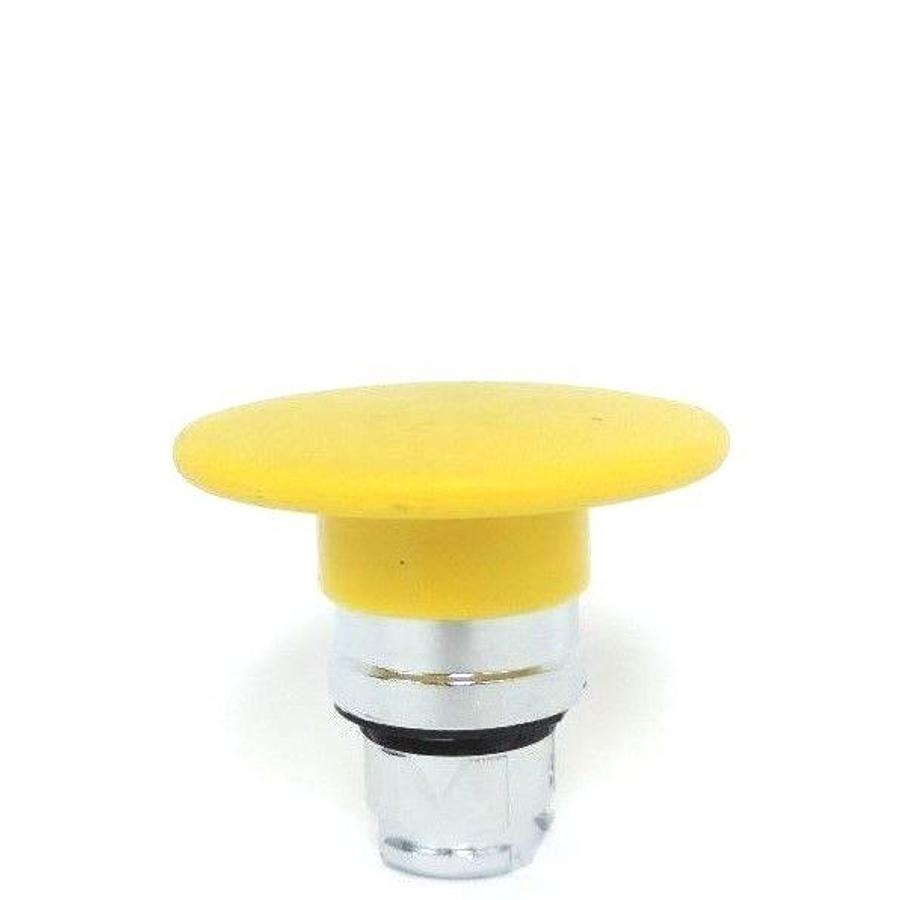 Used NEW TELEMECANIQUE ZB4BR5 MOMENTARY MUSHROOM 60MM YELLOW