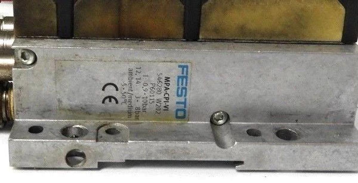 Used FESTO 537962, 537953, MPA-FB-SP-7/8-V-4POL, 537952, VMPA2-FB-EMG-4, MPA-CPI-VI
