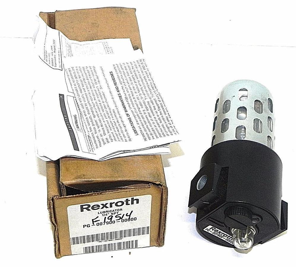 Used NIB REXROTH PG-007900-00000 1/4" NPT LUBRICATOR PG00790000000