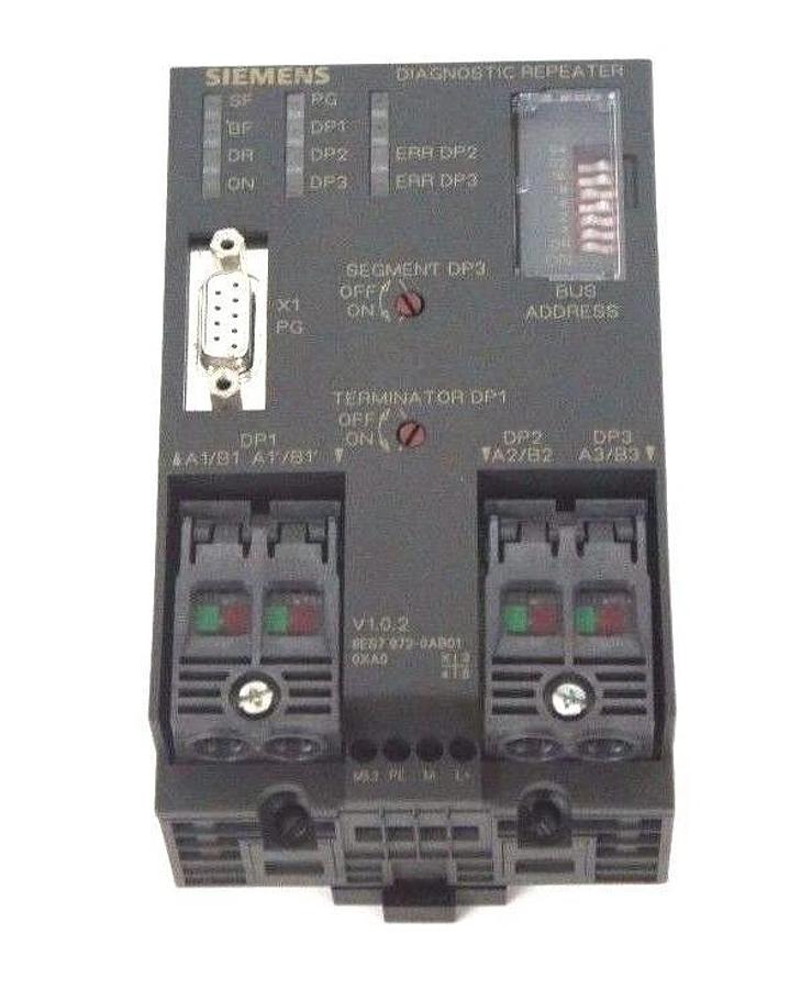 Used SIEMENS 6ES7-972-0AB01-0XA0 REPEATER DIAGNOSTIC X-PRO SIMATIC S7 12MB IP20