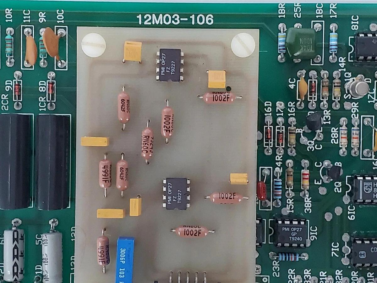 Used BOMAC ELECTRO FLYTE 12M03-106 CONTROL BOARD 8100-0552 REV. C