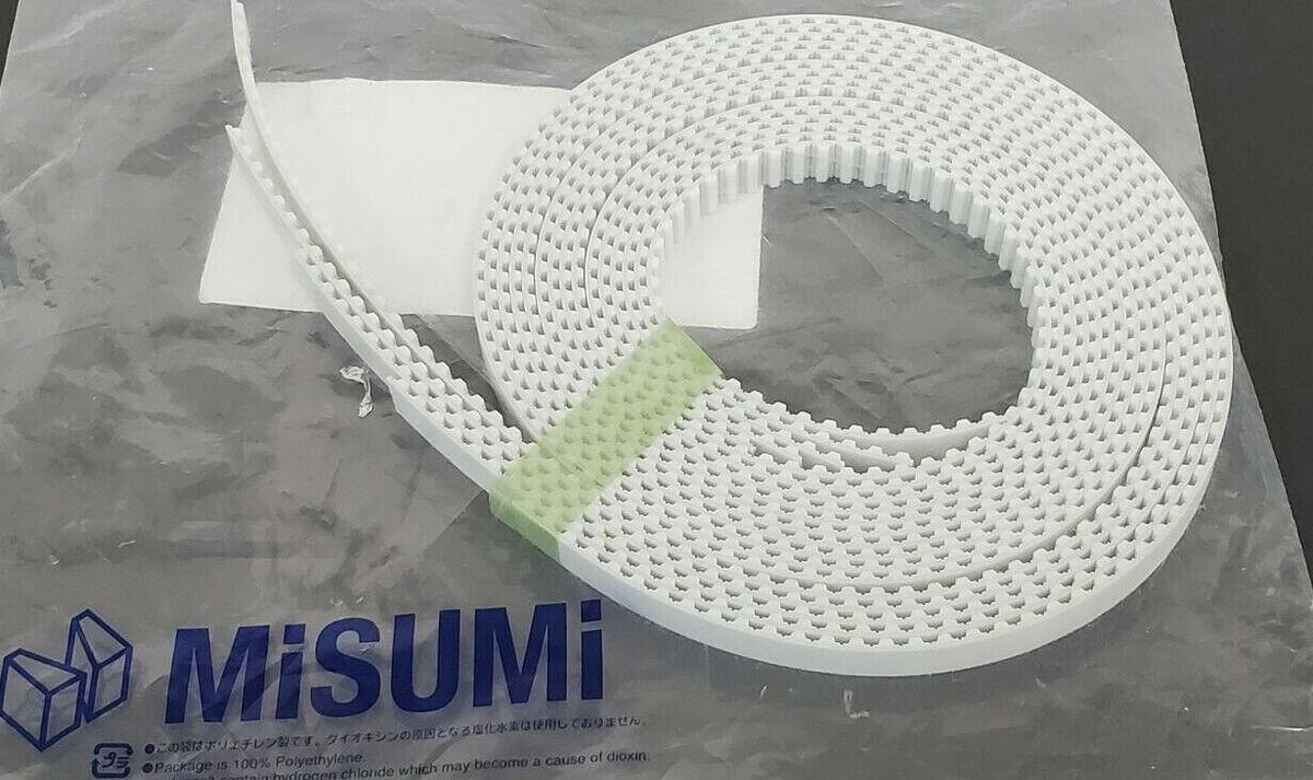 Used LOT OF 4 NEW MISUMI TTB0-T5100-230 TORQUE BELTS 45 1/2 IN LONG TTB0T5100230