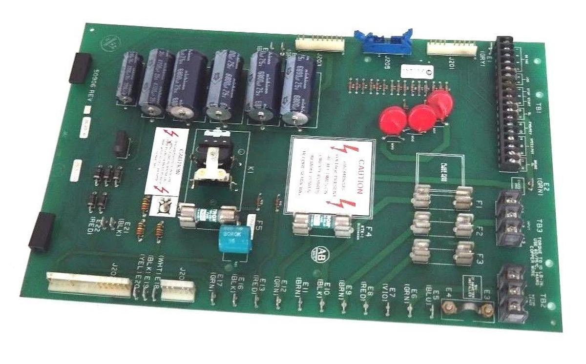 Used ALLEN BRADLEY 50906 POWER DISTRIBUTION BOARD REV 7