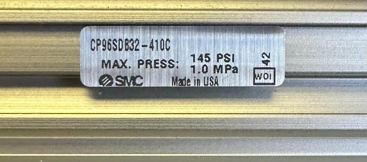 Used NEW SMC CP96SDB32-410C / CP96SDB32410C PNEUMATIC CYLINDER W/ D-M9PW SENSORS