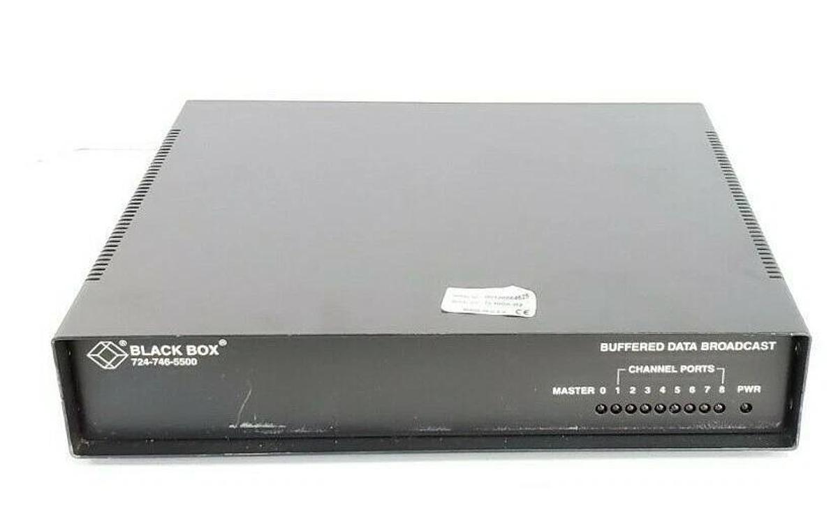 Used BLACK BOX TL160A-R2 BUFFERED DATA BROADCAST UNIT TL160AR2 (MISSING PARTS)