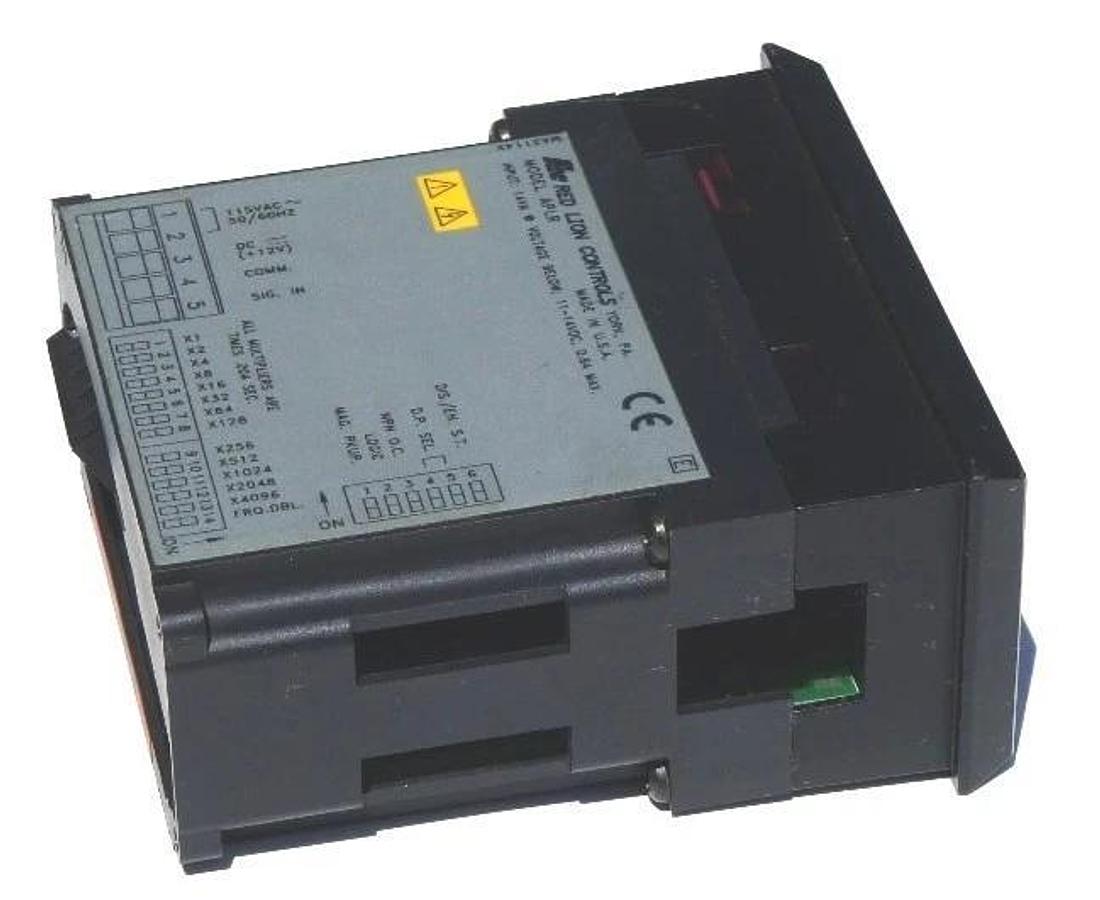 Used RED LION CONTORLS APLR0600 RATE INDICATOR 6 DIGIT 115VAC 11-14VDC .6AMP APLR