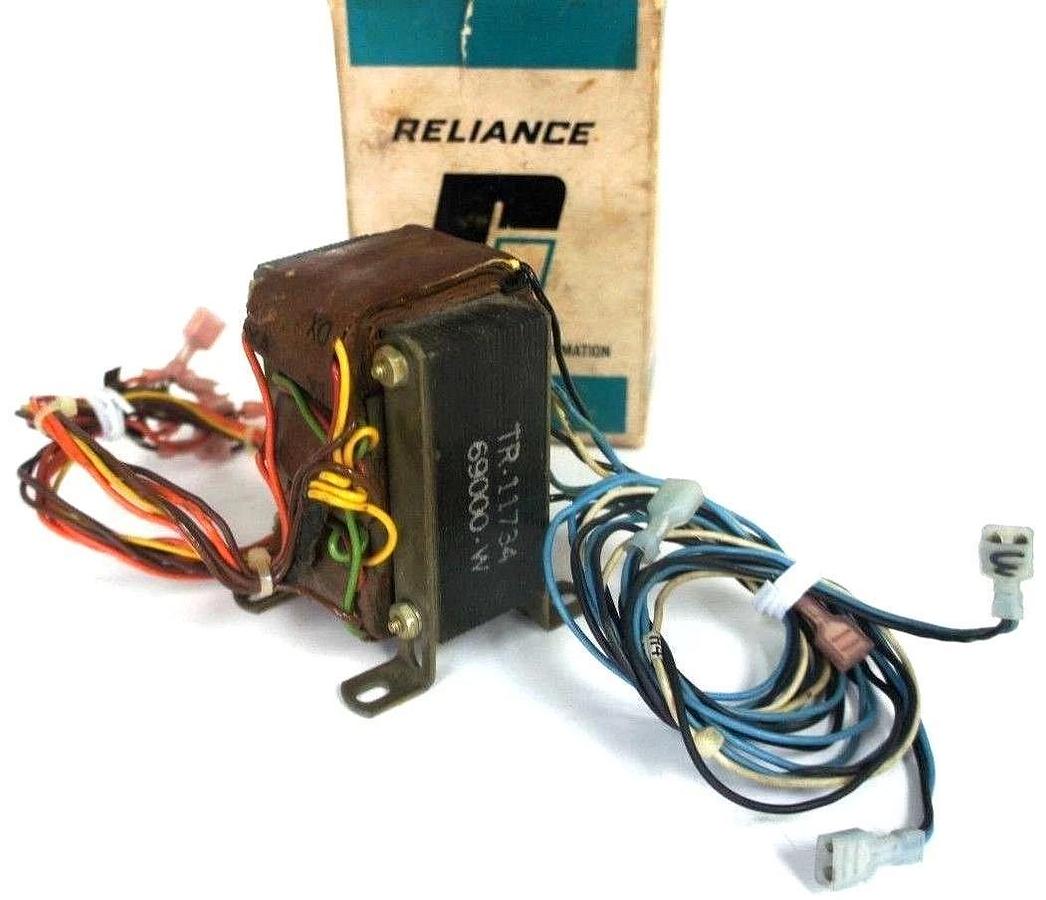 Used RELIANCE ELECTRIC 69000-3W TRANSFORMER ASSEMBLY 460V 690003W