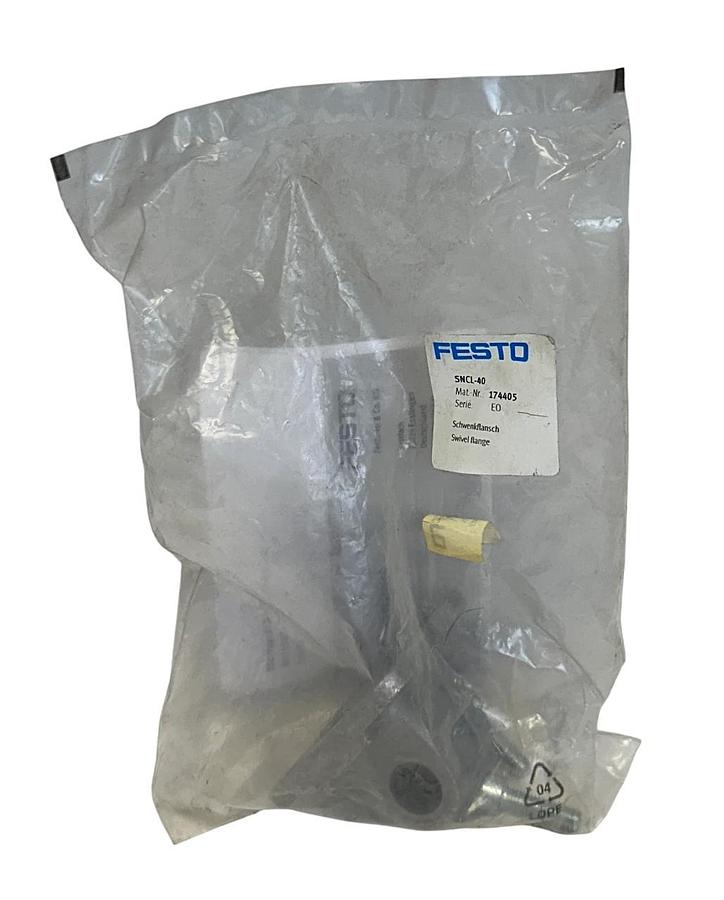 Used 4 FESTO SNCL-40 / 174405 CLEVIS FLANGES SIZE 40 NSFS