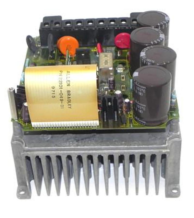Used ALLEN BRADLEY 42305-118-55 BASE DRIVER BOARD W/ 42305-028-01 HEAT SINK